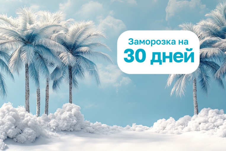 Заморозка подписки